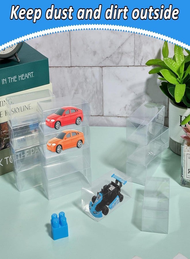 Hlimior 200 PCS 1/64 Display Case for Model Car,Clear Storage Display Case,Model Cars Protector for Hot Wheels (3.2"×1.2"×1.6") - Image 4